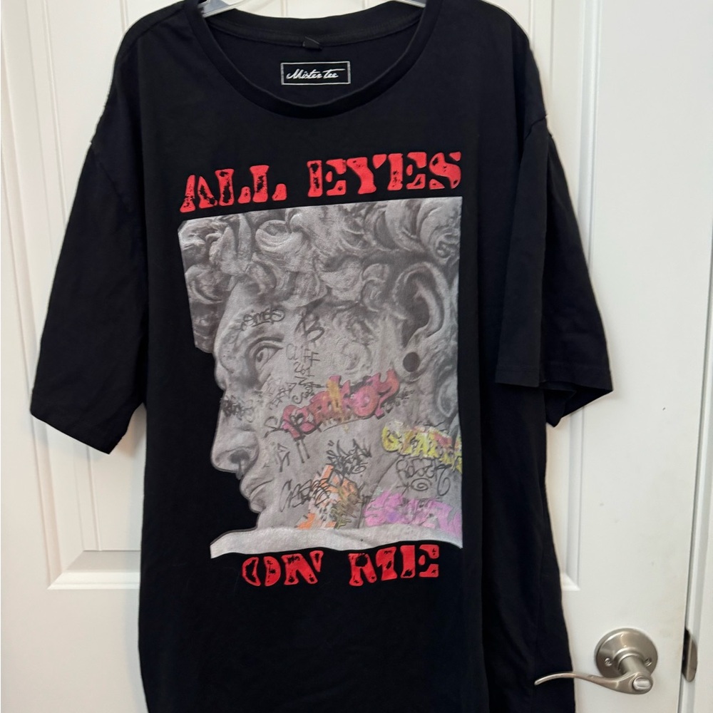 All Eyes Face Statue Tee in black #120 3XL